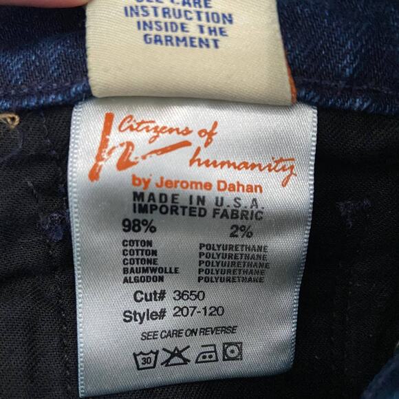 Citizens of Humanity Panther # 207 Stretch Bootcut Jeans Size 27 - Picture 8 of 13